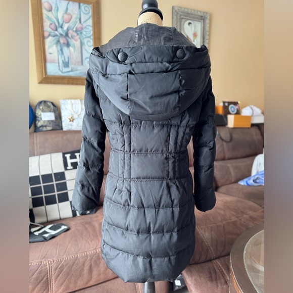 Moncler women’s Down Hooded Long Puffer Coat - Picture 2 of 14